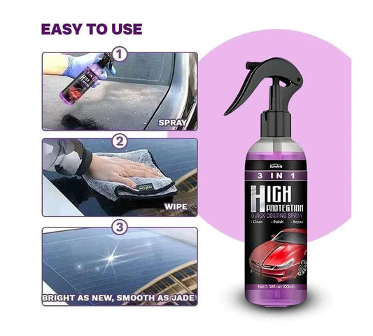3 IN 1 HIGH PROTECTION CERAMIC COATING SPRAY (BUY 1 GET 1 FREE)