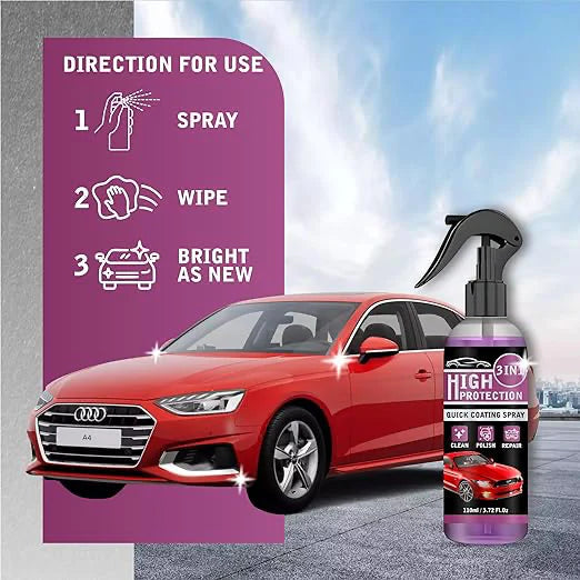 3 IN 1 HIGH PROTECTION CERAMIC COATING SPRAY (BUY 1 GET 1 FREE)