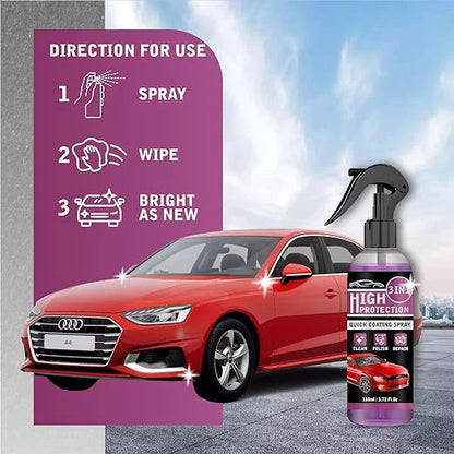 3 IN 1 HIGH PROTECTION CERAMIC COATING SPRAY (BUY 1 GET 1 FREE)